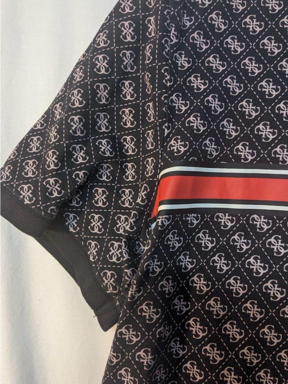 Preowned  Retro Ringer  Guess Shirt Size Medium . - Picture 7 of 15